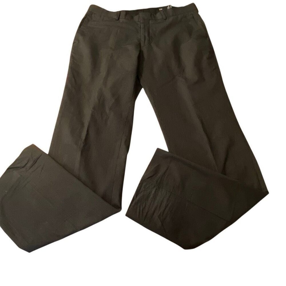 H&M Men’s Black Pinstriped Pants/Trousers